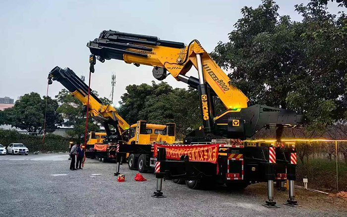 KY开元折叠臂起沉机批量交付东南助力桥梁建设