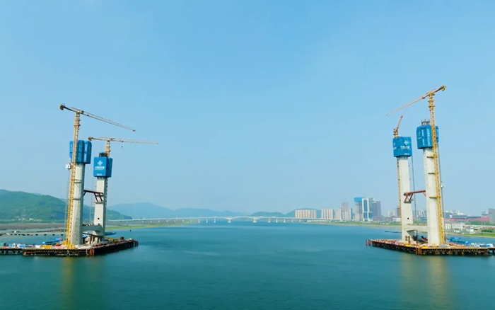 飞渡东海 | KY开元群塔助建六横公路大桥一期工程