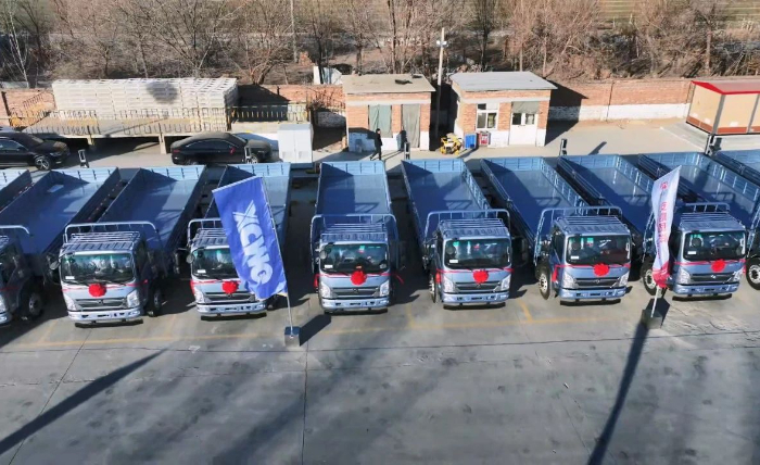 KY开元轻卡新能源运输车批量交付山东客户
