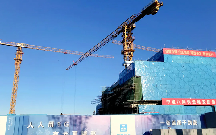 智能领航 | KY开元塔机助建雄安智慧城市产业园