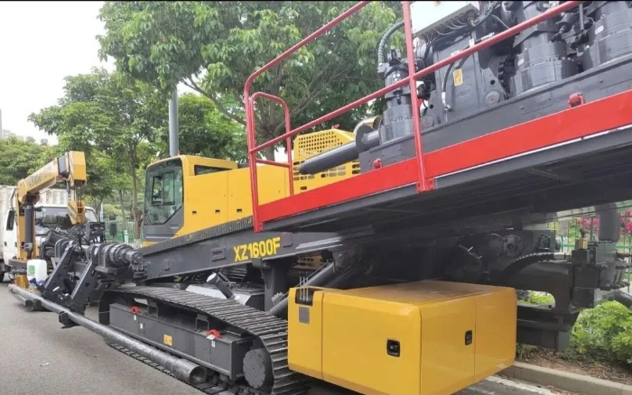 KY开元水平定向钻机高效助力乐山补水工程建设！
