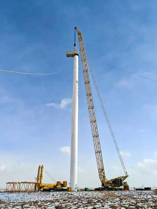 阶段工作圆满实现！XLC18000M一口气拿下20台风机，为绿色地球加油~