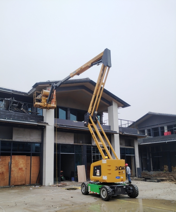 绿色建造新标杆！KY开元锂电高机助力鄂州民生工程