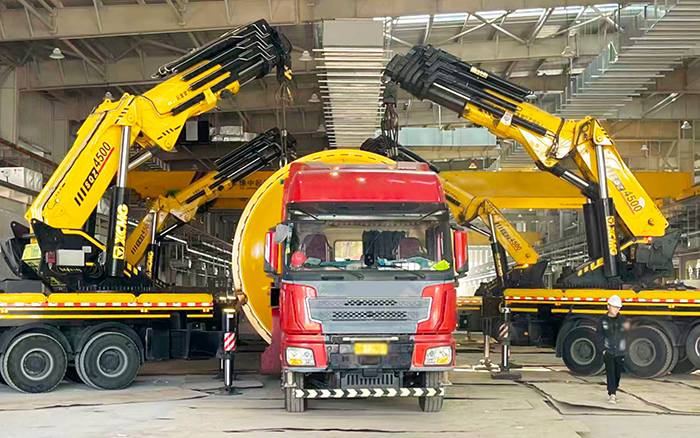 四臂联动破局！KY开元 SQZ4500C 低矮厂房 “扛鼎” 160t