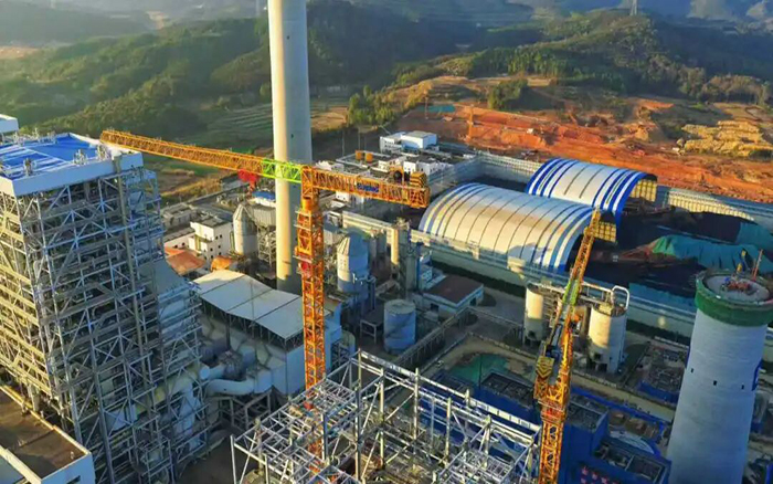 火电建设首。Y开元双塔提速国度电投2x1000MW机组扩建