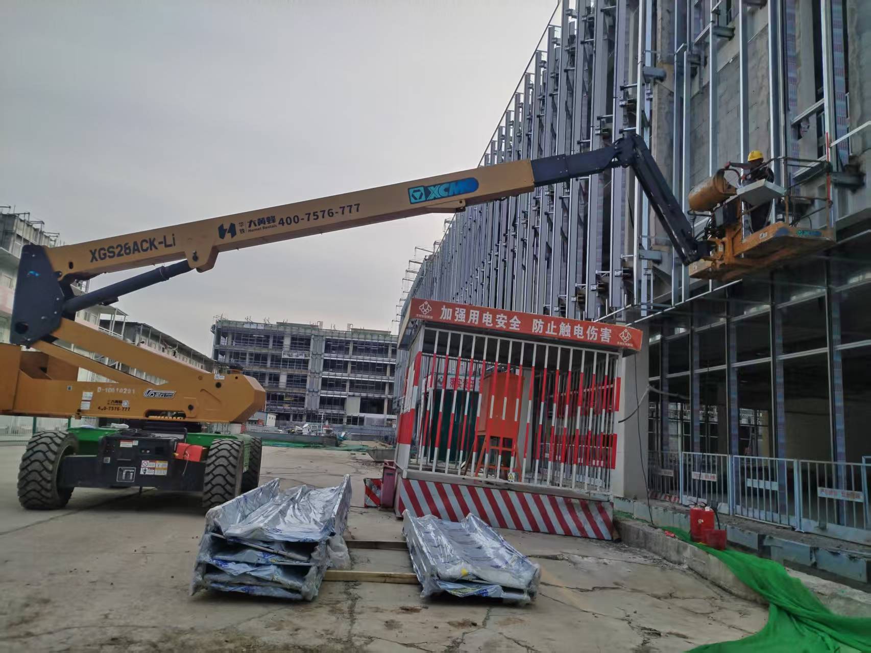 人为智能产业园，KY开元高机在青山绿树间建“科技高地”